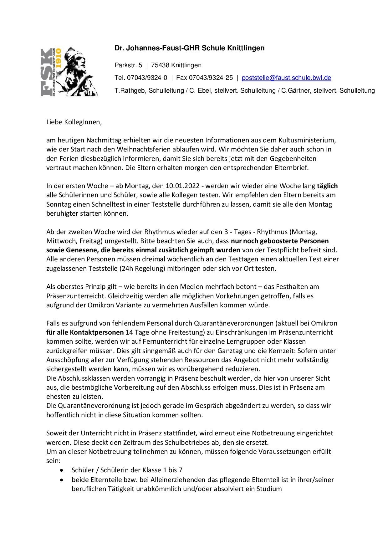 Start nach den Weihnachtsferien 2022 - Kollegen-001